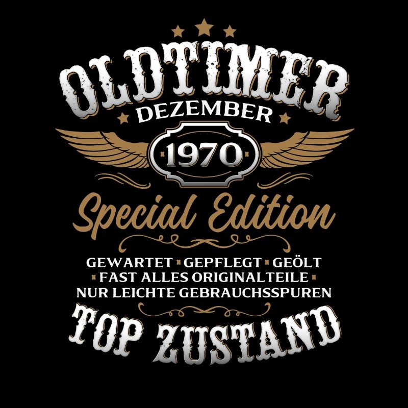 55. Geburtstag Geschenk Oldtimer Dezember 1970