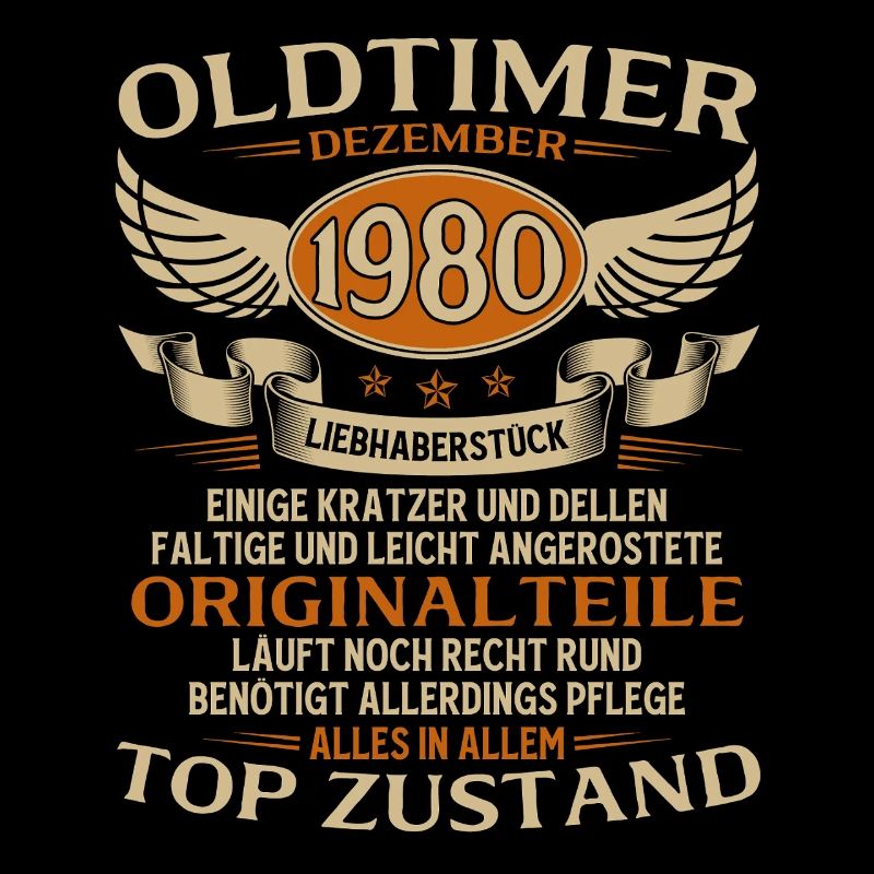 45. Geburtstag Geschenk Oldtimer Dezember 1980