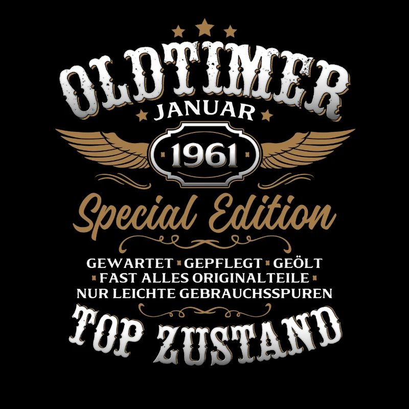 65. Geburtstag Geschenk Oldtimer Januar 1961