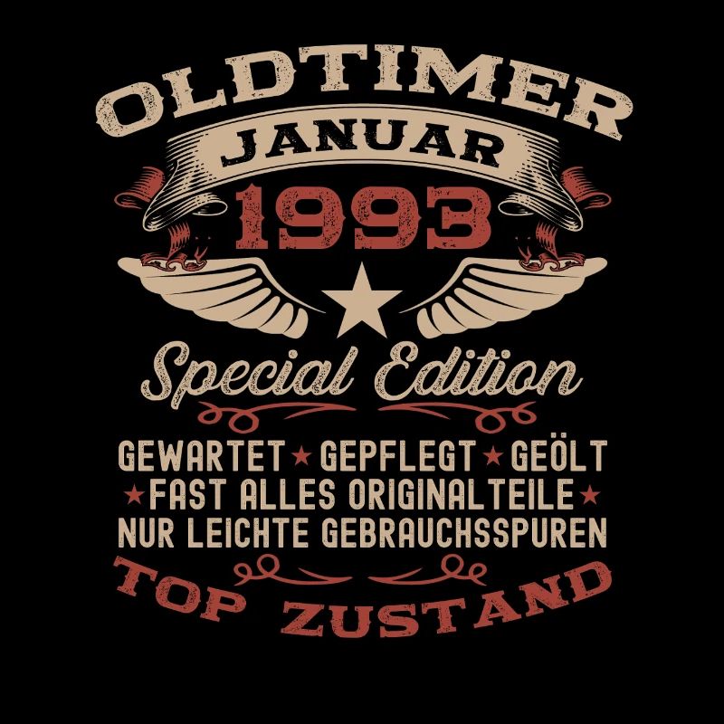 33. Geburtstag Geschenk Oldtimer Januar 1993