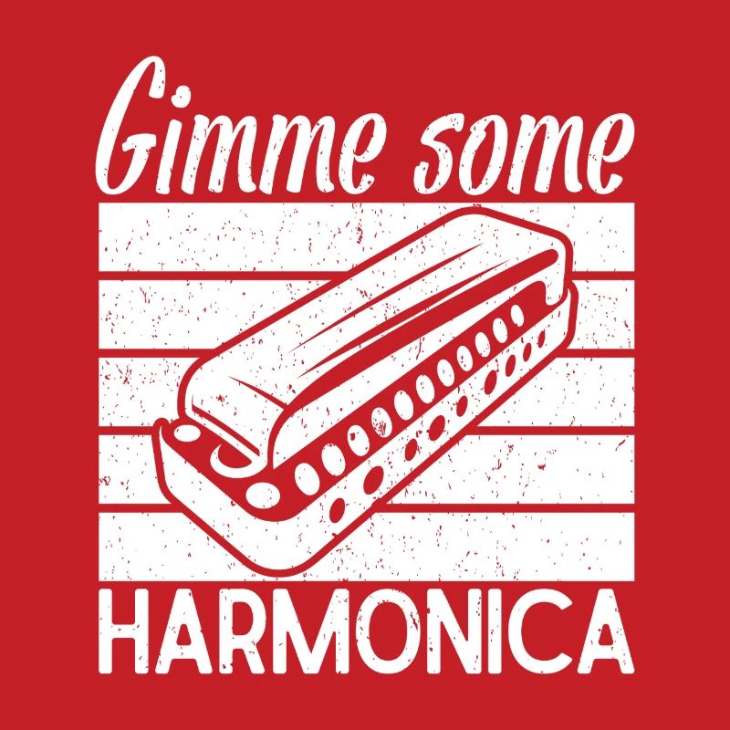 Musicien d’harmonica Donne-moi un peu d’harmonica