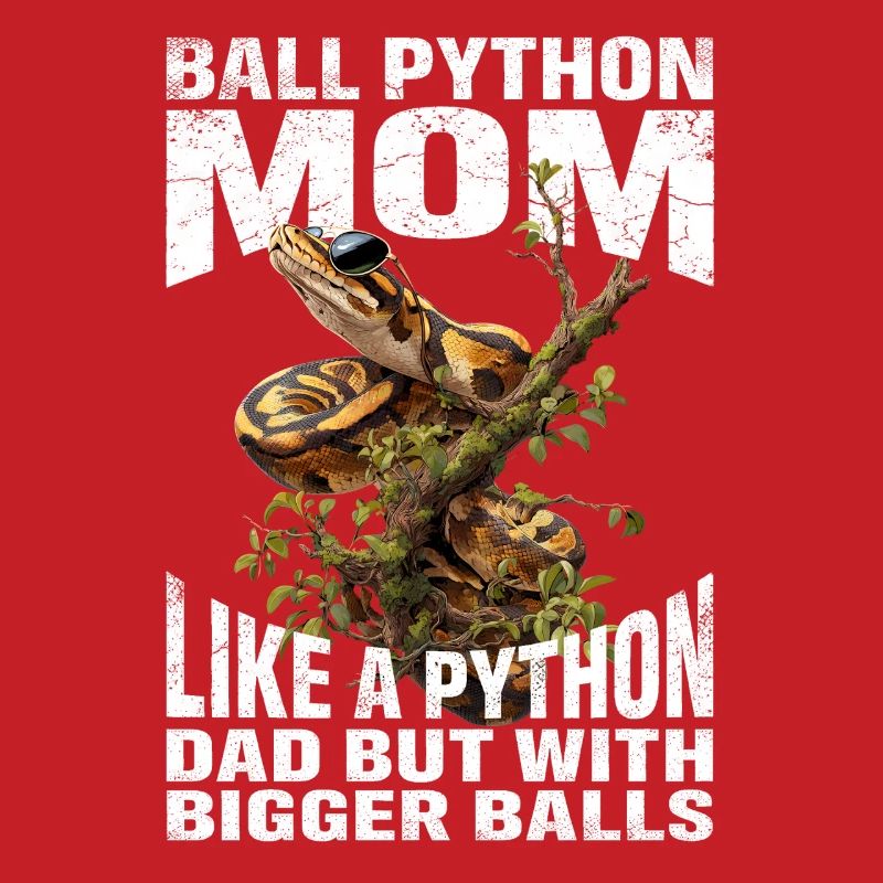 Königspython Mom Mama Schlangen Terrarium Python