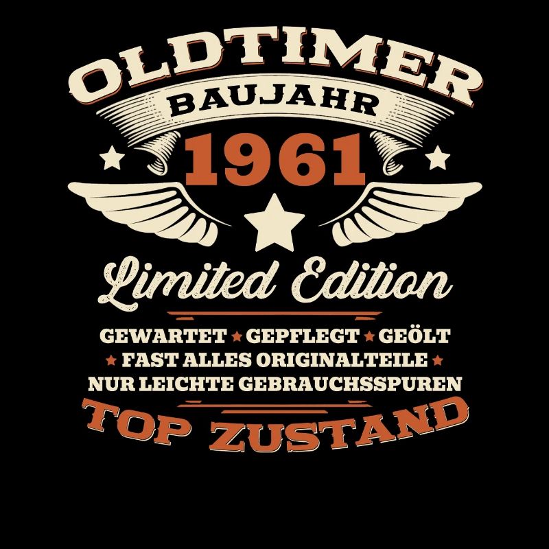 65. Geburtstag Geschenk Mann Oldtimer 1961 Legende