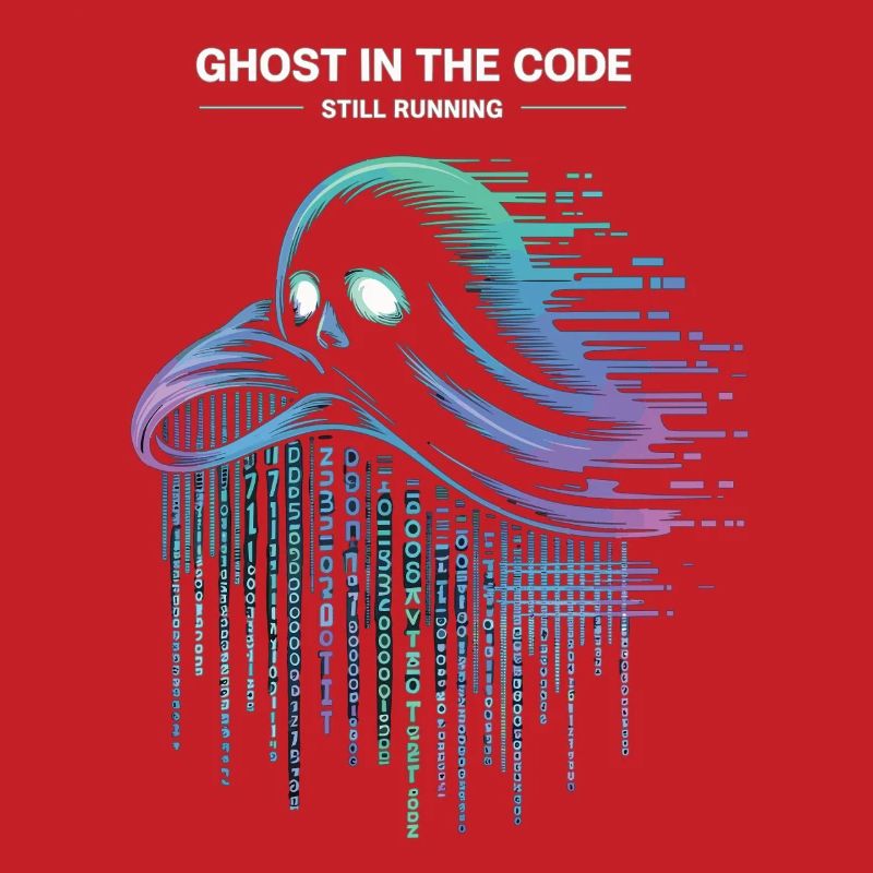 Ghost in the Code T-Shirt Programmierer IT Nerd