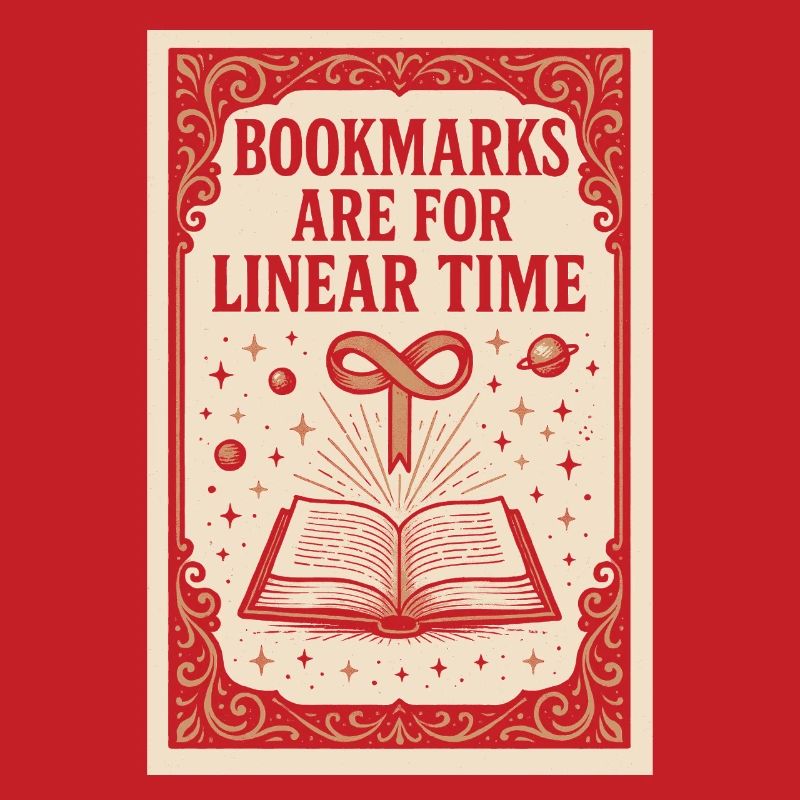 Linear Time Bookmarks | Sci-Fi Book
