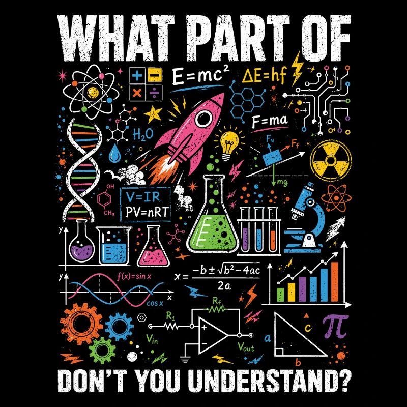Physics Math Science Saying Shirt