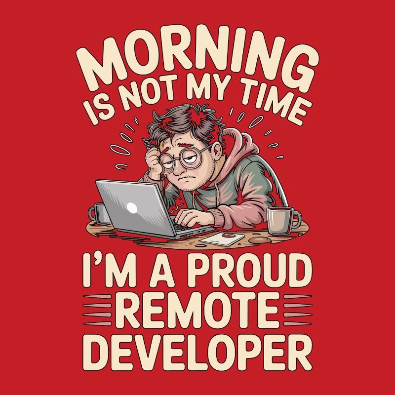Remote Developer Morning Is Not My Web Developer