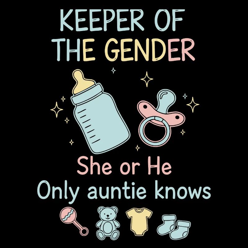 Gender Reveal Hüter des Geschlechts, das sie oder er