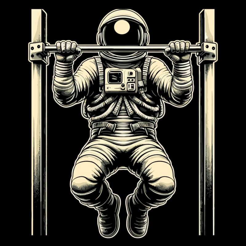 Calisthenics Astronaut Pull-ups Gift