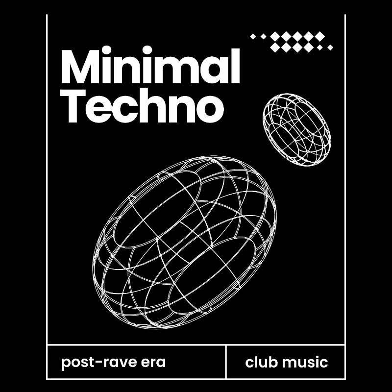 Conception minimale des sphères musicales techno