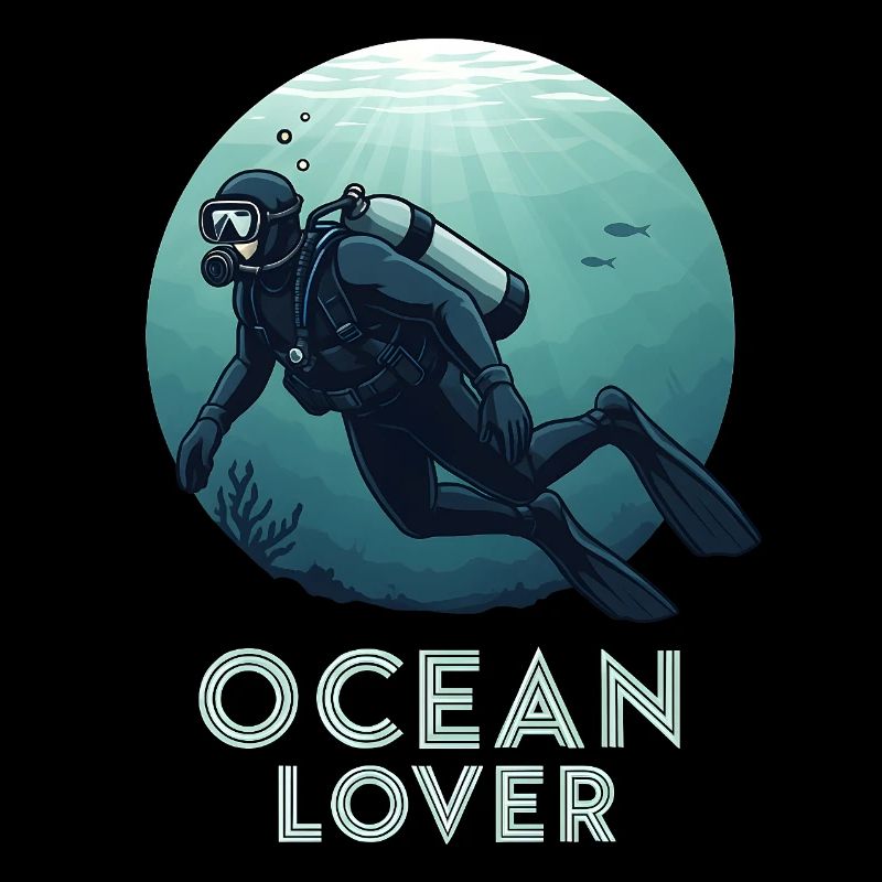 Plongeur amoureux de l’océan