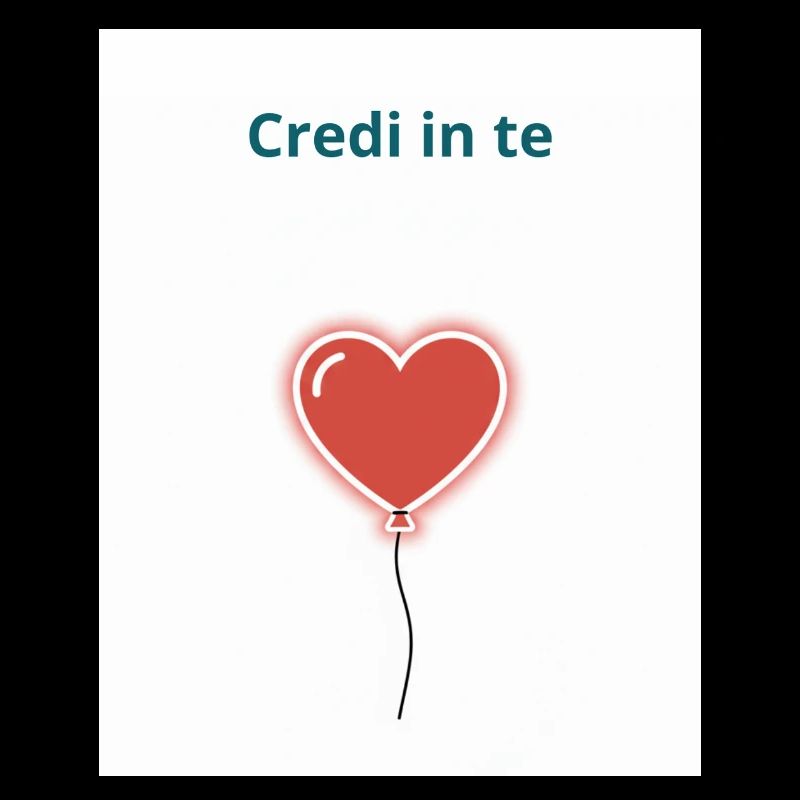 Glaube an dich selbst