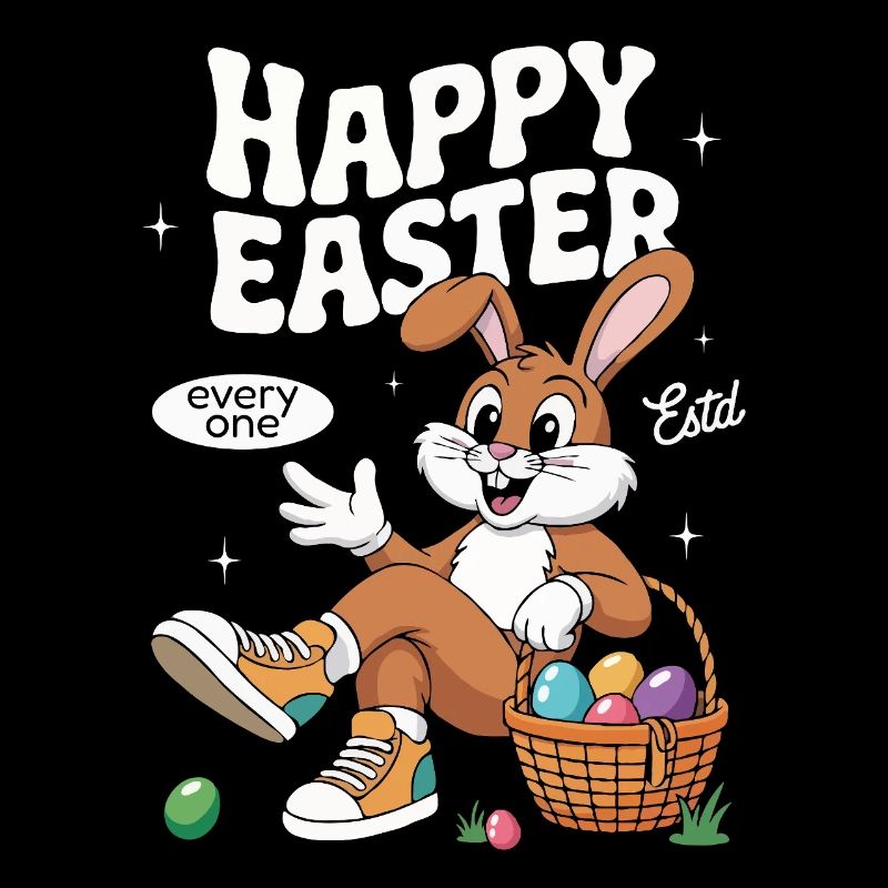 Happy Easter Easter Bunny Vintage