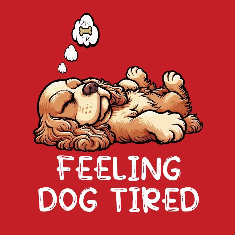 Se sentir fatigué Cocker Spaniel Cockerhund Cocker