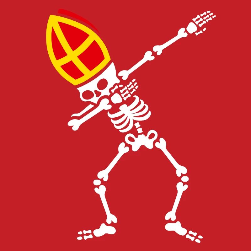 Dab Sinterklaas dab squelette Saint dabbing dabbing
