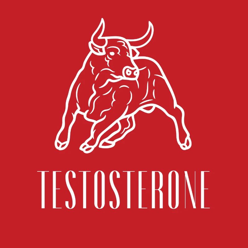 Testosterone Bull Strength Gym Mindset Tee