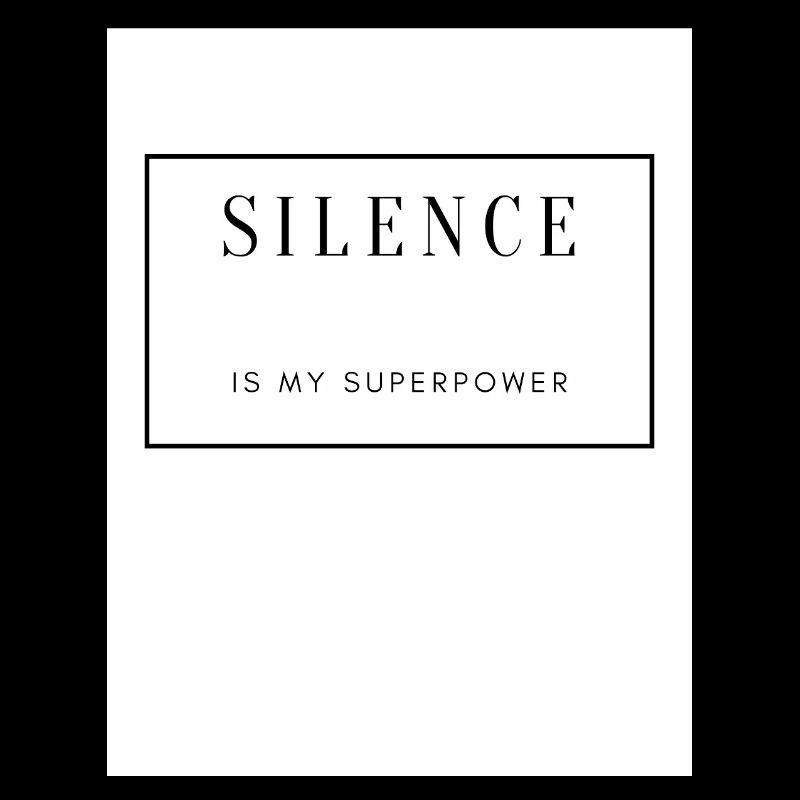 Silence, Strength and Serenity on Textile