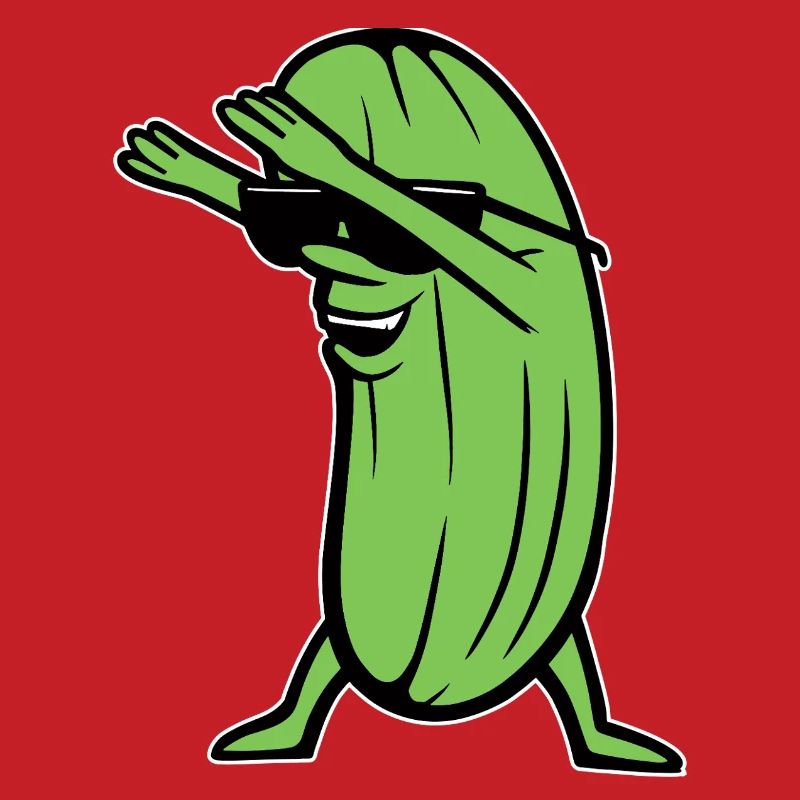 Dabbing Cucumber Dabbing Dab Dance Hip-Hop Dance Pose