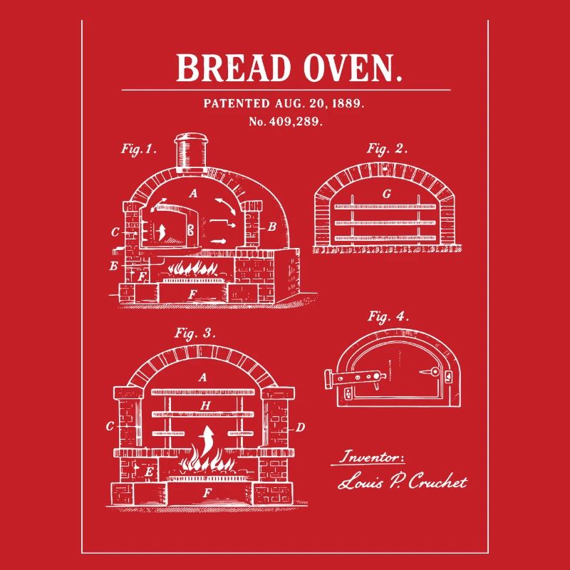 Bread Oven Blueprint Design