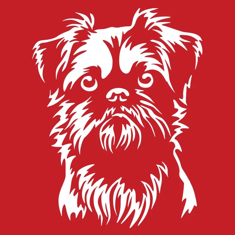 Brussels Griffon Head "Black Edition"