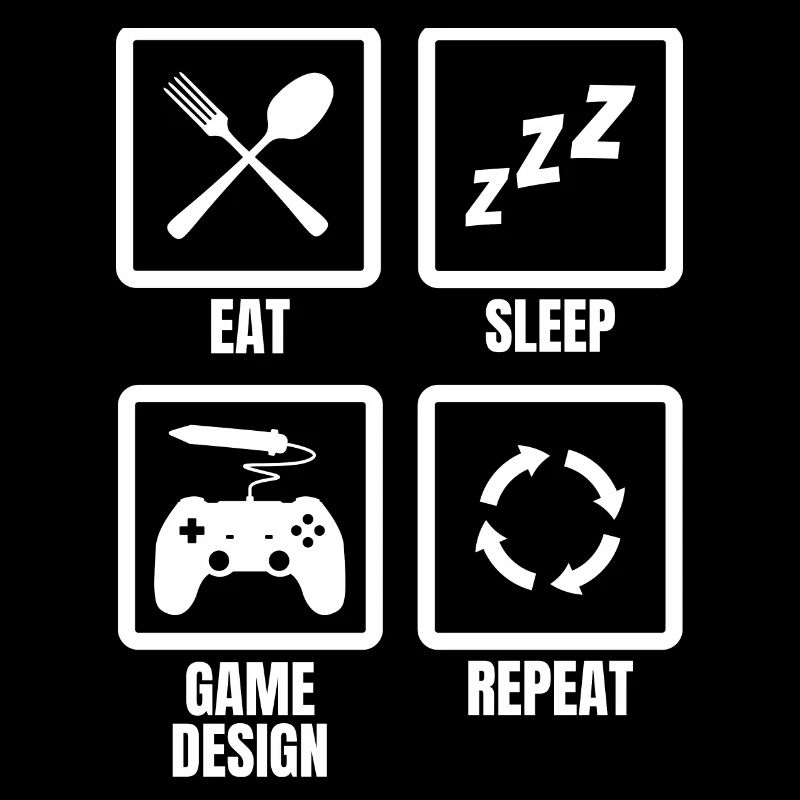 Manger le sommeil Conception du jeu Répéter