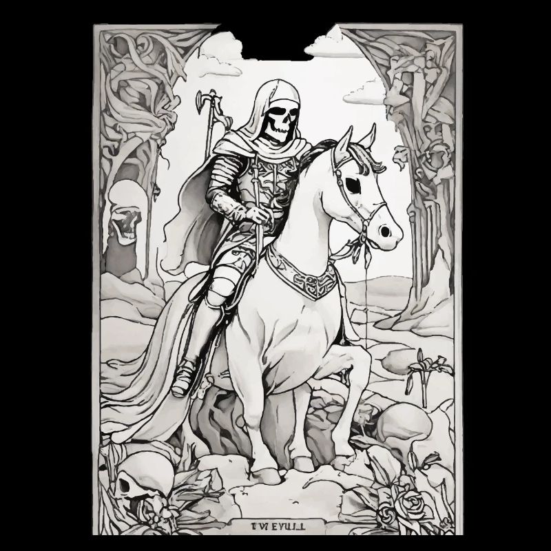 Todesreiter Tarot Illustration