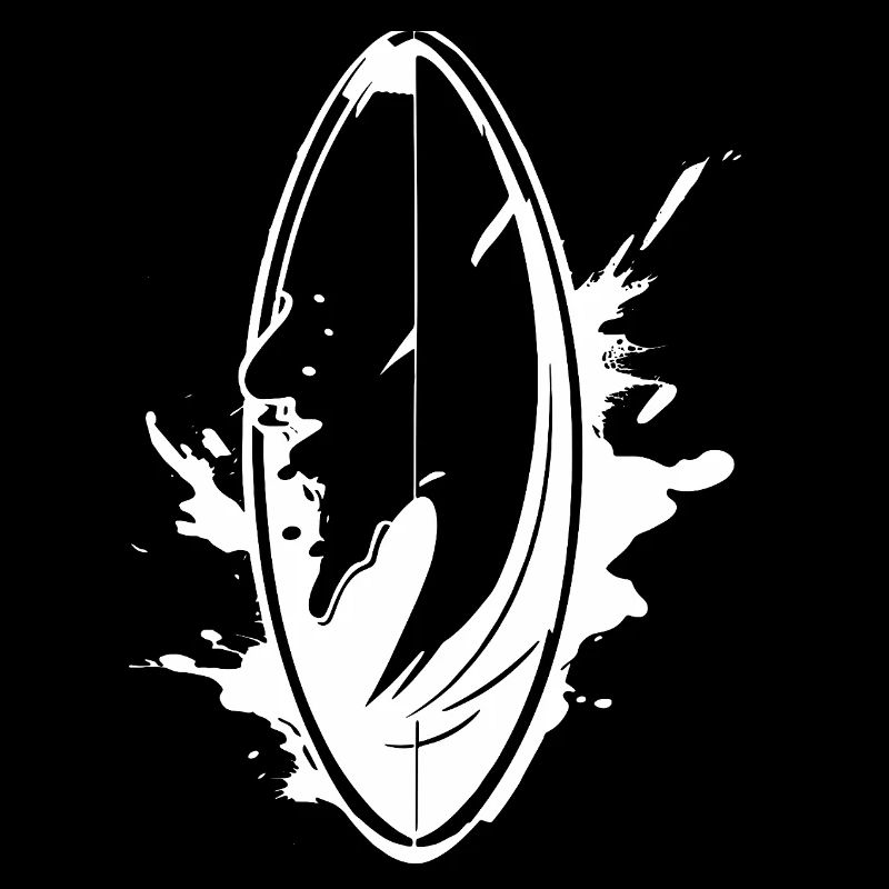 Surfbrett Graffiti