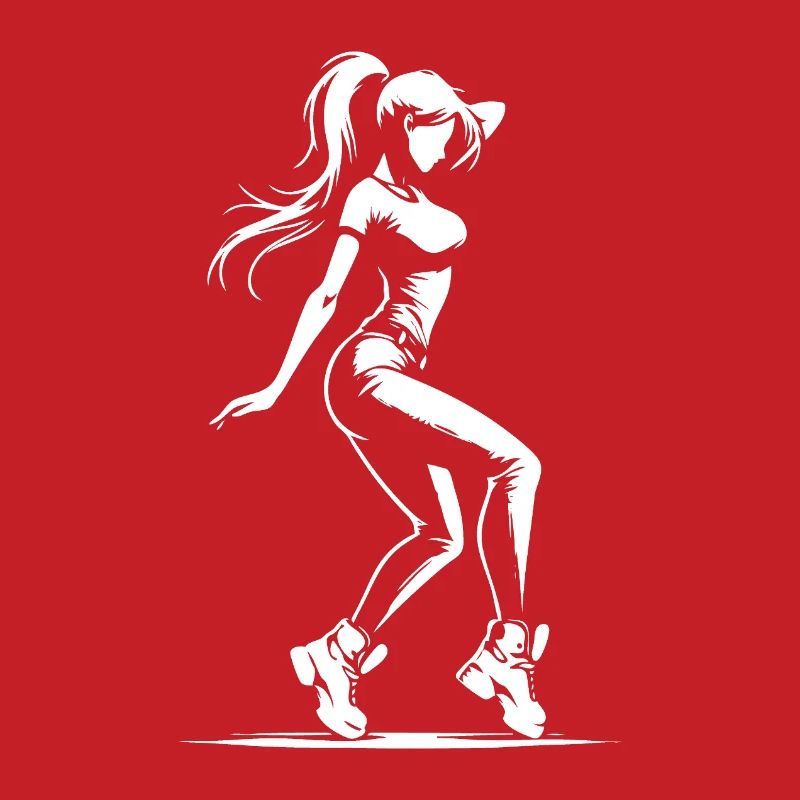 Danseuse de danse de rue – Design cool