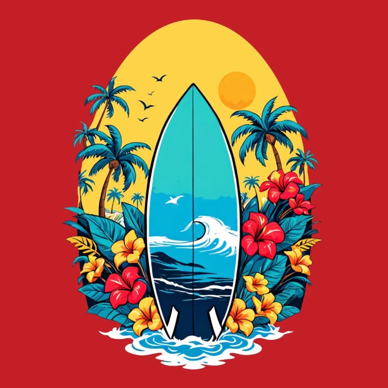 Planche de surf élégante