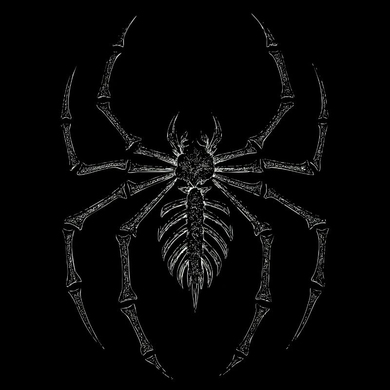 Gothic Skeleton Spider 90's
