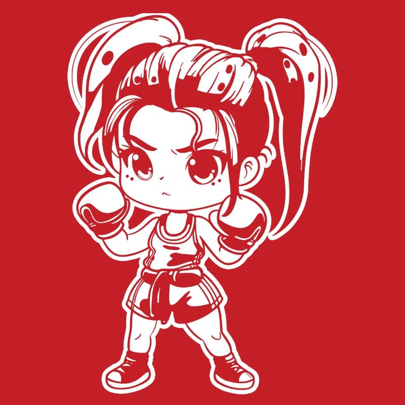 Kickboxer Manga Style