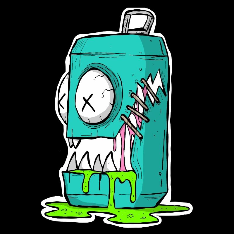 Monster Box Cartoon Comic