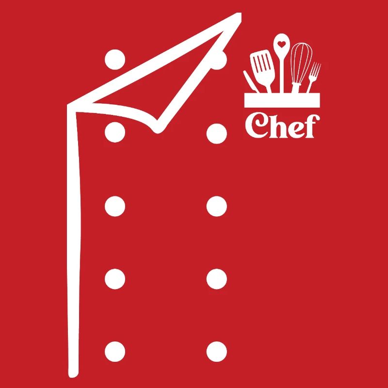 Funny Chef Head Chef Baker Chef Uniform With Tools