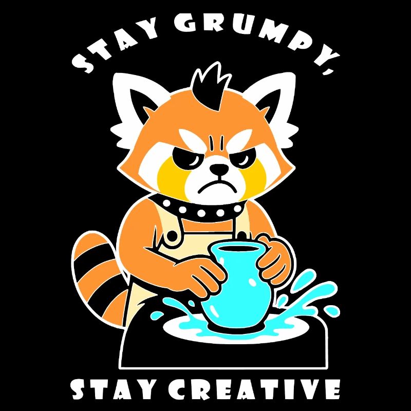 Stay Creative Pottery Panda