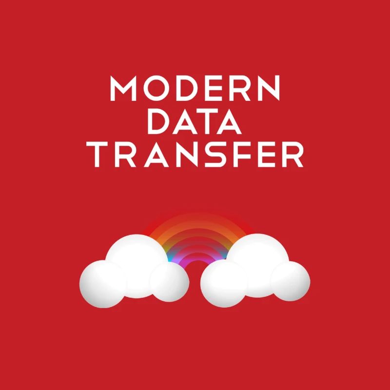 Modern Data Transfer Clouds Computer Scientist Gift