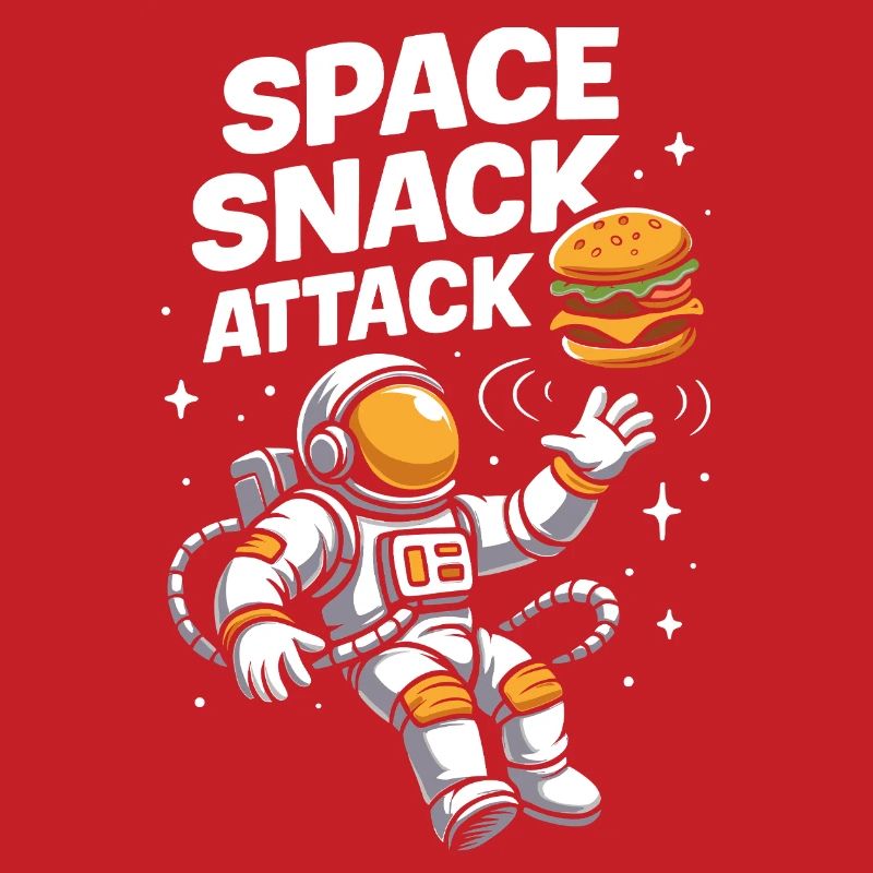 Conception spatiale du hamburger d'astronaute