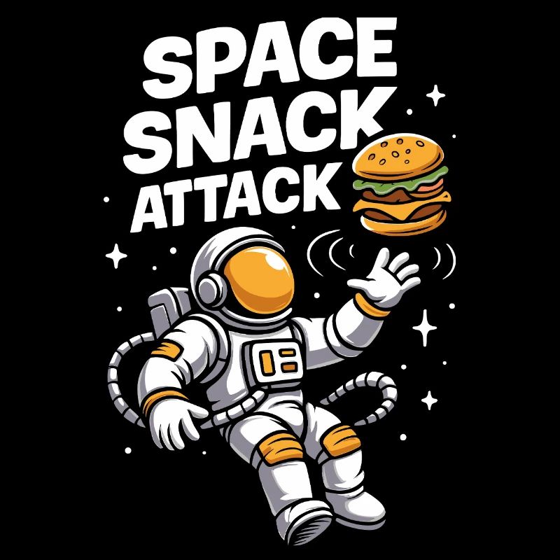 Conception spatiale du hamburger d'astronaute