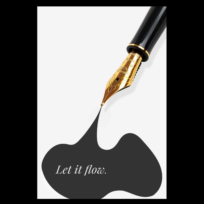 Let it flow Creativity Motivation Writing