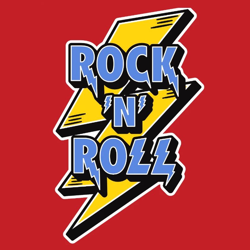 Logo Rock 'n' Roll avec éclair