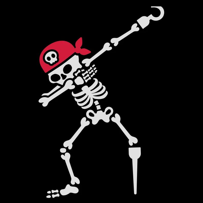 Dab / dabbing skeleton pirate