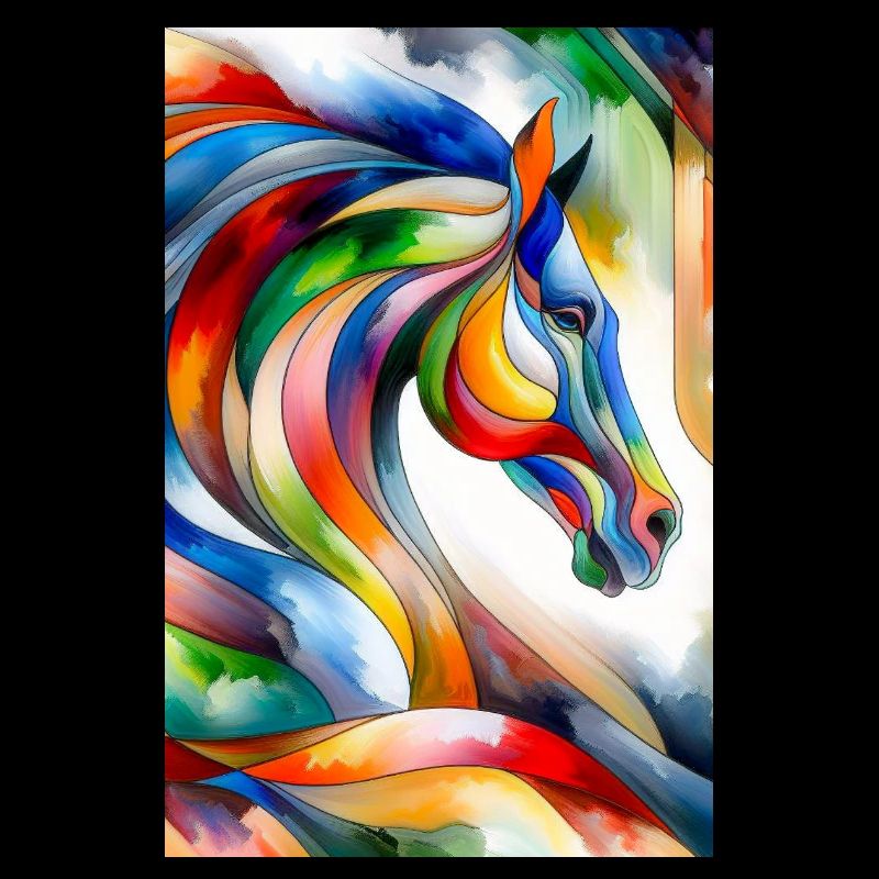 Cheval abstrait