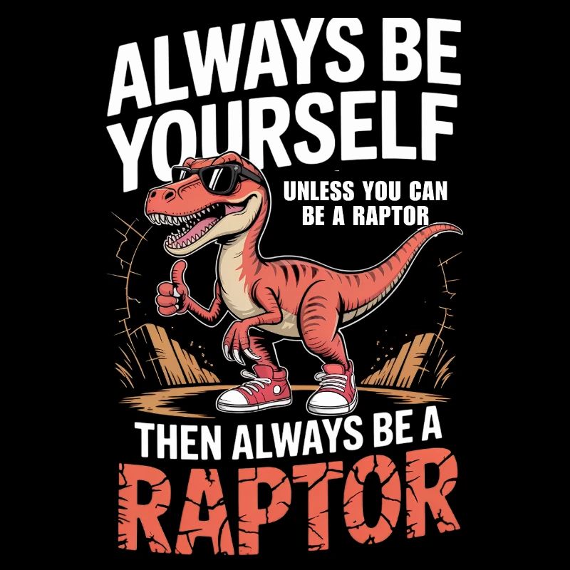 Sei immer du selbst, es sei denn, du kannst ein Raptor sein