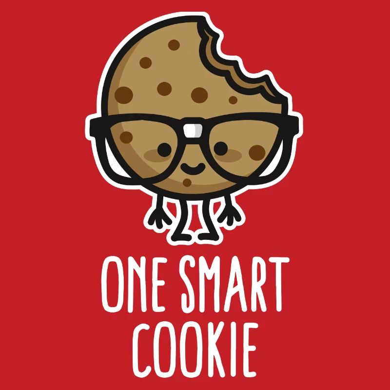 One smart cookie cute nerd geek student school fun