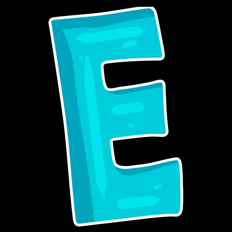 Buchstabe E Anfangsbuchstabe Zeichen