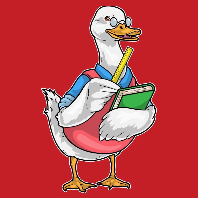 Duck Math Teacher Ruler