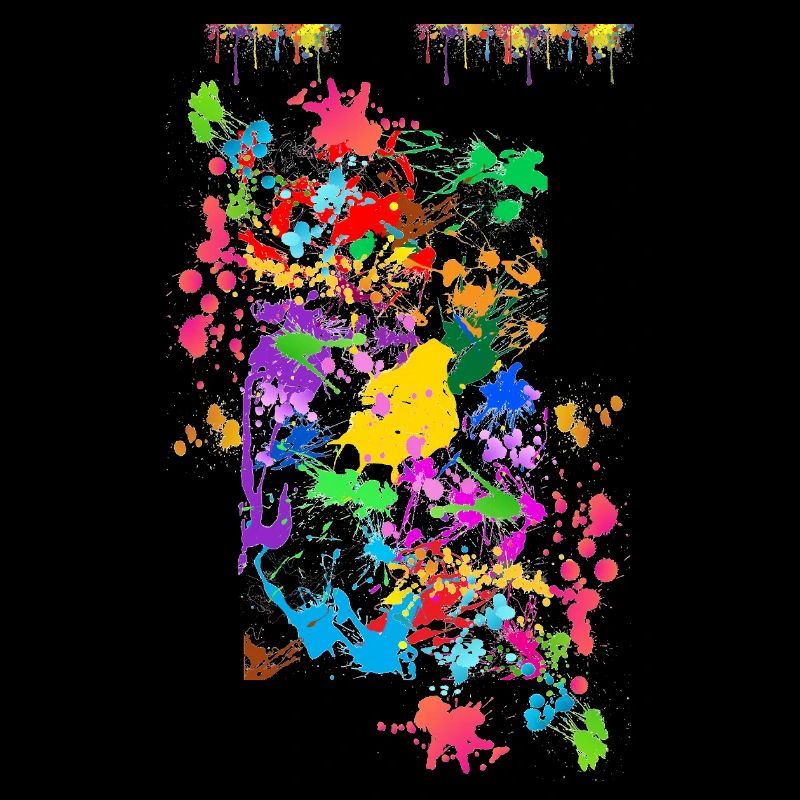 Éclaboussures de couleurs abstraites