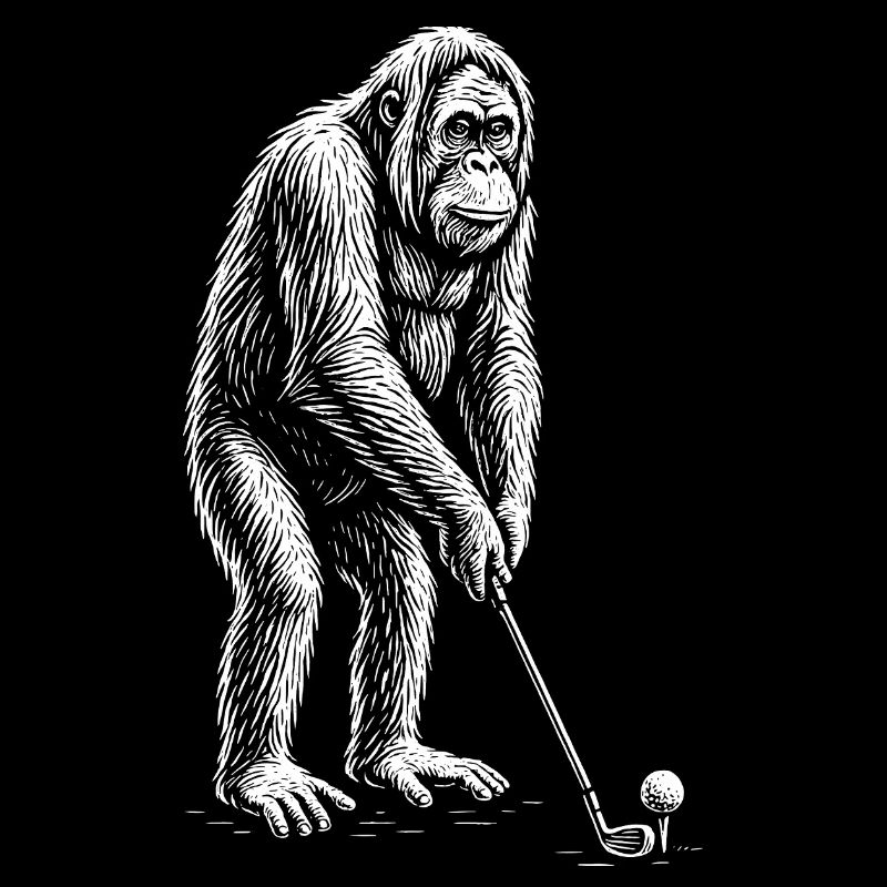 Orangutan-Golfputts
