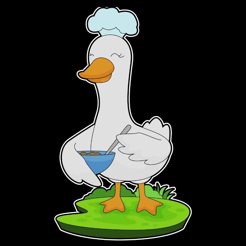 Cuisson dans un bol de cuisson de canard