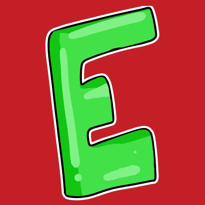 Letter E Initial point