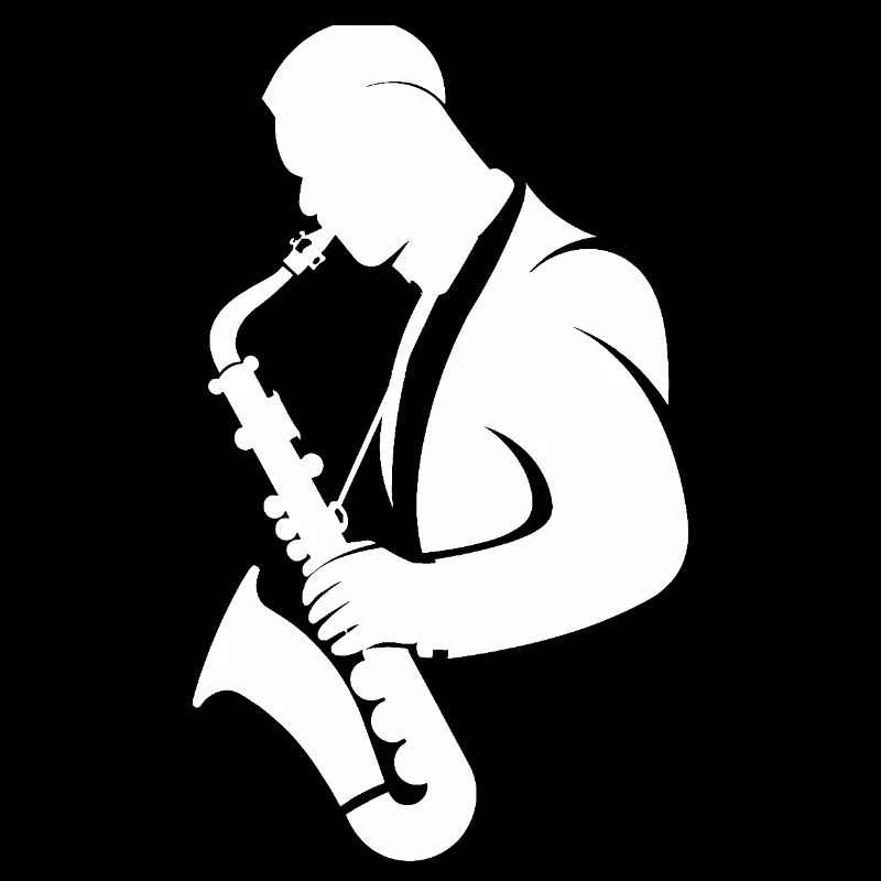 Saxophone Player Drawing